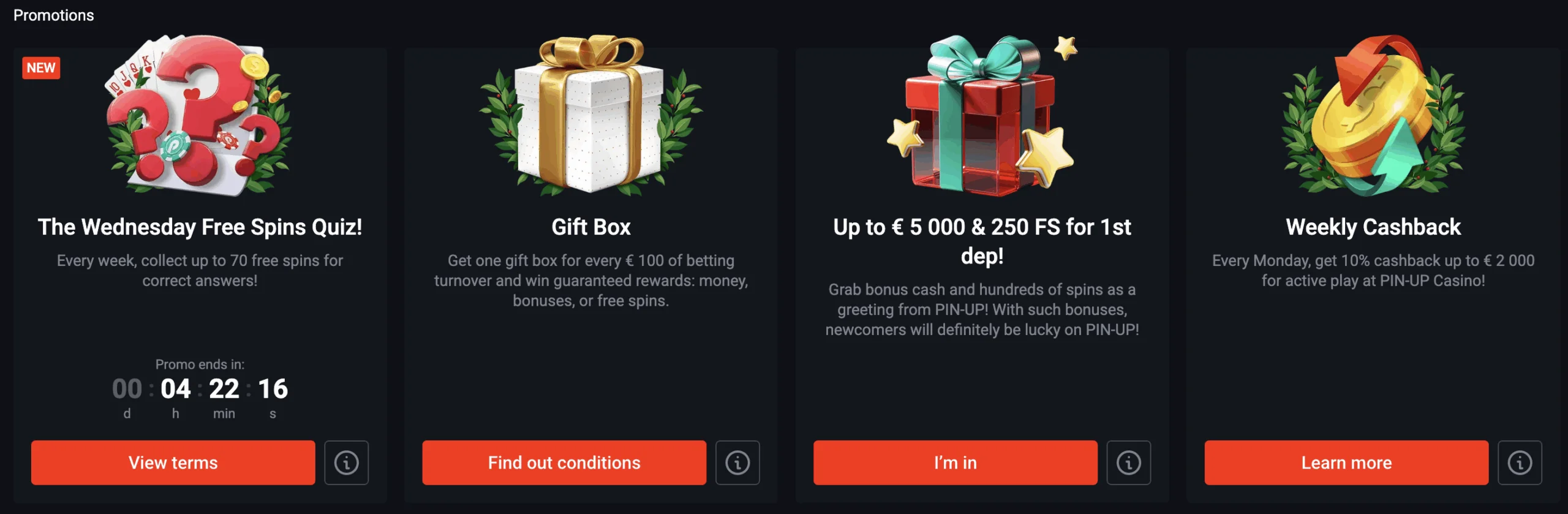 Pin-Up Casino Nigeria Promotions